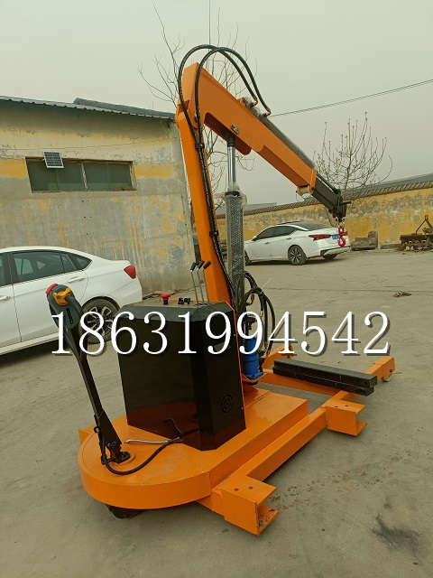 伊通满族自治县自卸车厢随车吊 自制轮式四不像起重机 四驱平板吊 5吨 贵盛